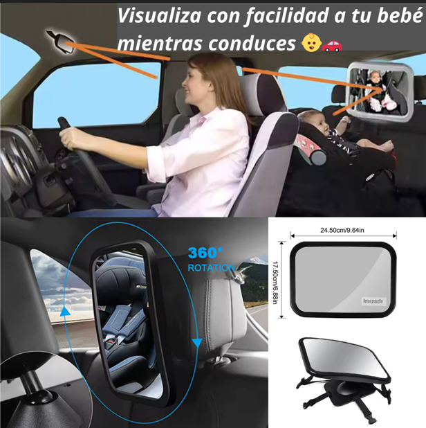 Baby Mirror, Espejo Retrovisor Bebé