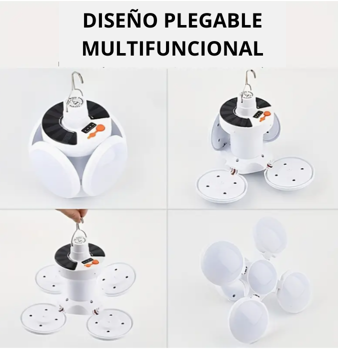 Lampara Solar Multiuso 🔆 - Ilumina cualquier espacio