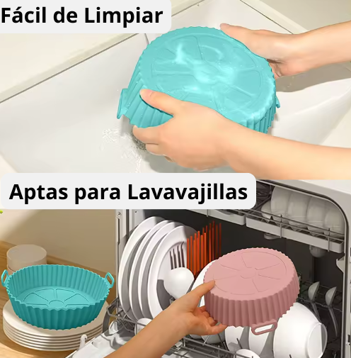 🧁 Molde de Silicona para Air Fryer, horno eléctrico o convencional.