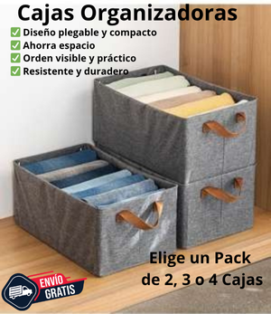 🧺 Cajas Organizadoras de Ropa – Ordena tu clóset fácilmente