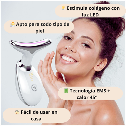 Masajeador Facial con 3 modos de uso