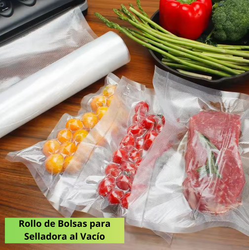 📦 Rollo de Bolsas de 5 mts para Selladora al Vacío