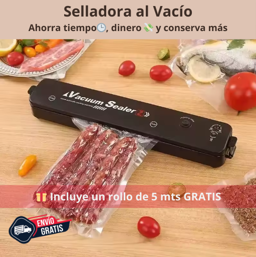 🥇 Selladora al Vacío, elimina el aire y prolonga la frescura 🥩🥦