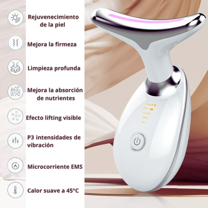 Masajeador Facial con 3 modos de uso